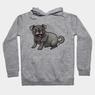 Dog - Pug - Black Hoodie